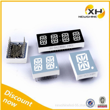 NEWSHINE Through Hole Display Module 0.5 Inch LED Mini Yellow FND Alphanumeric
